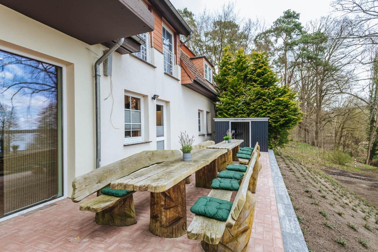 XXL Ferienhaus Goldberger See - Sauna - 16 Personen Exterior foto