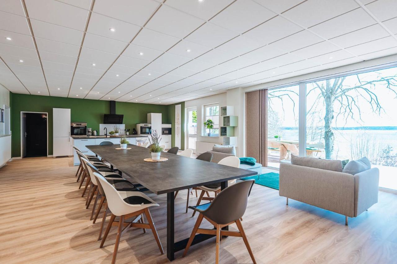 XXL Ferienhaus Goldberger See - Sauna - 16 Personen Exterior foto